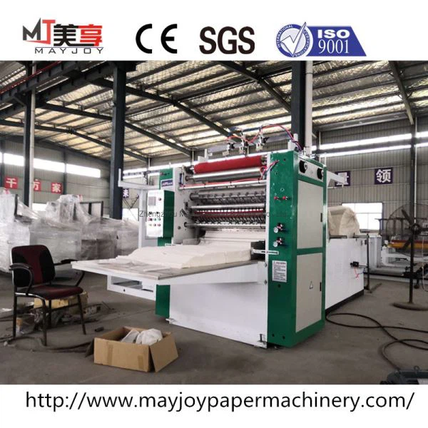 Máquina de dobrar papel de seda facial